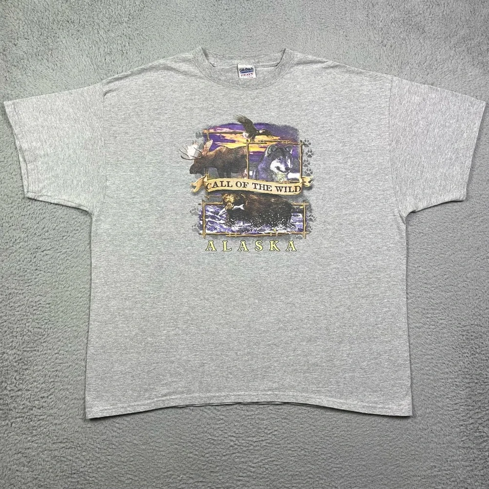 Vintage‎ y2k Alaska animal nature T-shirt